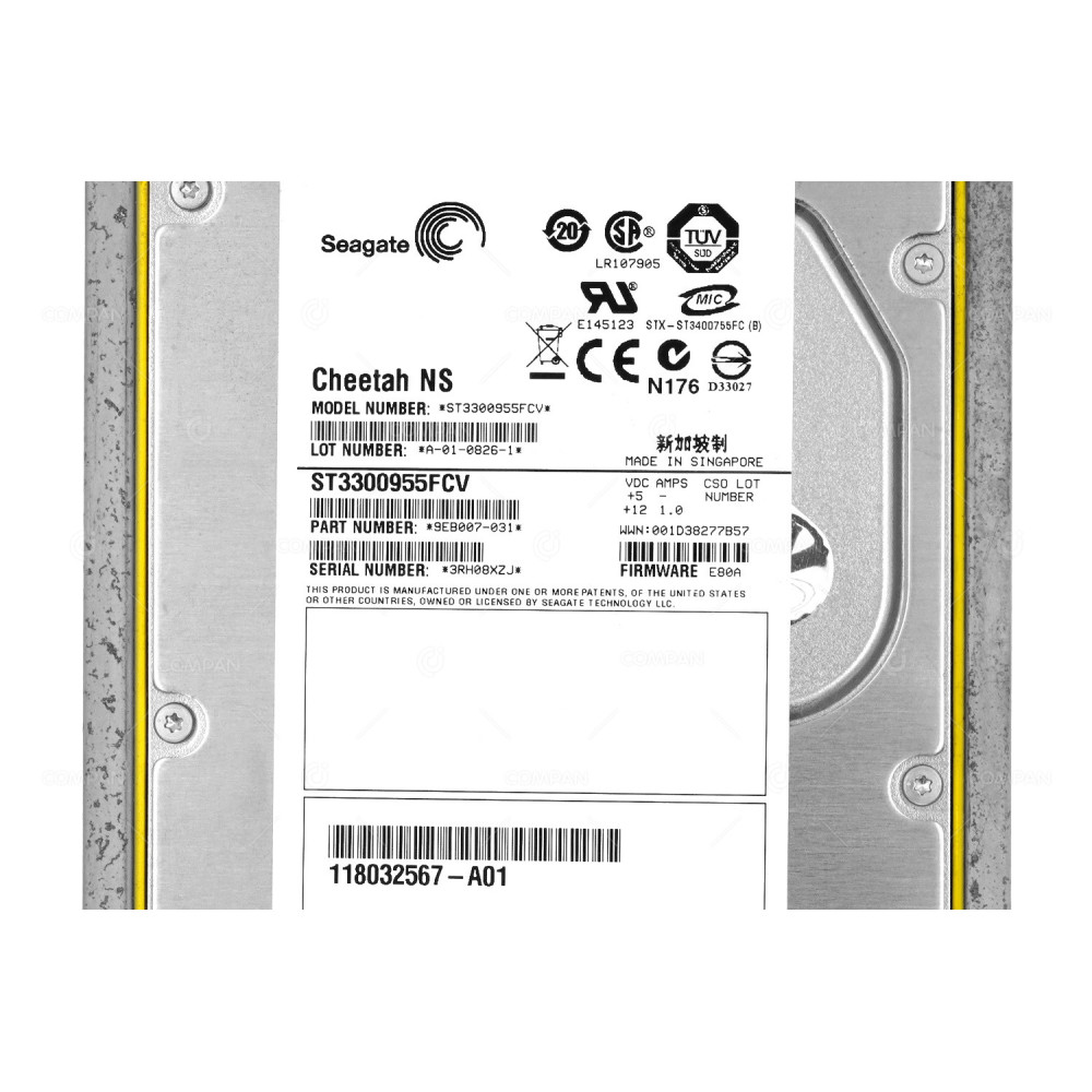 005048751 EMC HDD 300GB 10K FATA 2/4GB 3.5" LFF HOT-SWAP